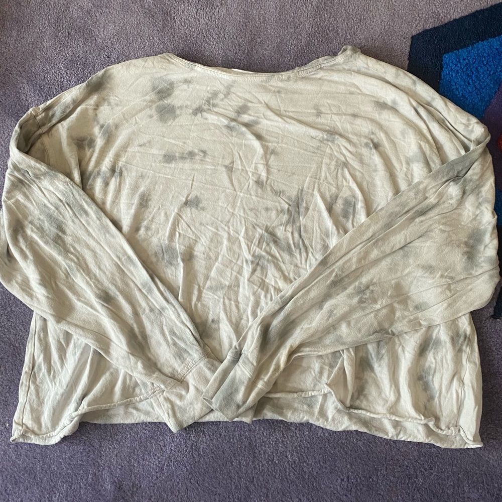 Lesters Falling Love Tie Dye Cropped Long Sleeve